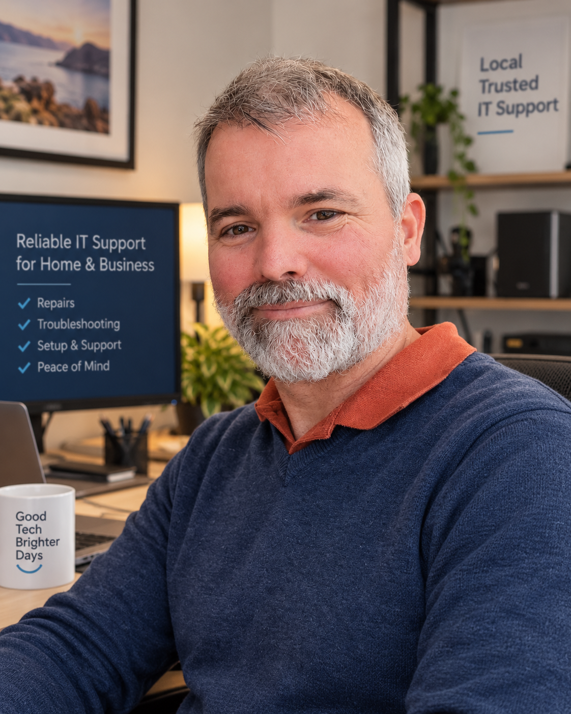 Russel from The IT Workshop providing local IT support
